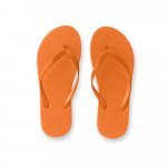 MAUPITI L / XL. Bekv&auml;ma tofflor med PE-sula och PVC-band - Orange