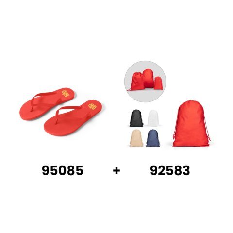 MAUPITI L / XL. Comfortabele slippers met EVA-zolen en PVC-bandjes