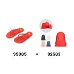 MAUPITI L / XL. Comfortabele slippers met EVA-zolen en PVC-bandjes