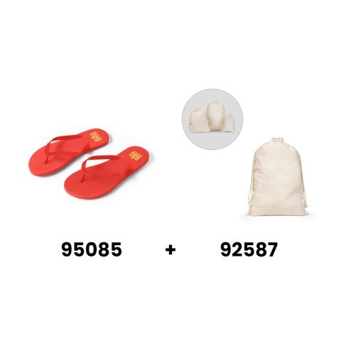 MAUPITI L / XL. Comfortabele slippers met EVA-zolen en PVC-bandjes