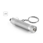 RE-LERGAN. Privezak za ključeve od aluminijuma (92% recikliran) sa LED lampom sa 3 svetla