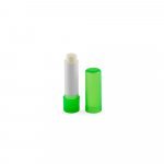 JOLIE VEGAN. Vegan lippenbalsem, in gerecycled ABS (100% rABS) en PP, met vanillearoma - Licht groen