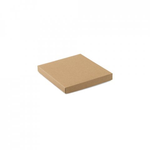VAUGHN. Set compos&eacute; d'un porte-cartes et d'un porte-cl&eacute;s, tous deux en m&eacute;tal et polyester recycl&eacute; (30% rPET) - Gris fonc&eacute;