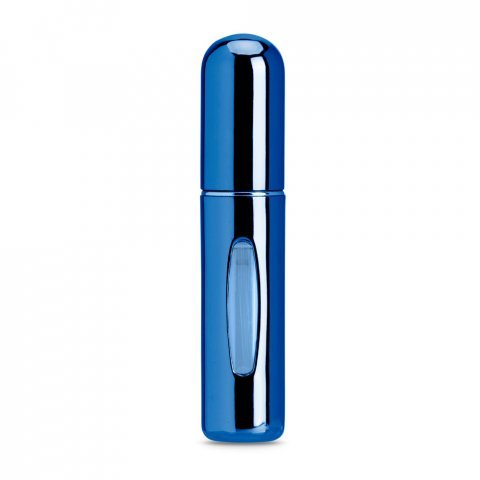 LINDEN. Aluminiowy atomizer do perfum z możliwością łatwego napełniania - Szafirowy