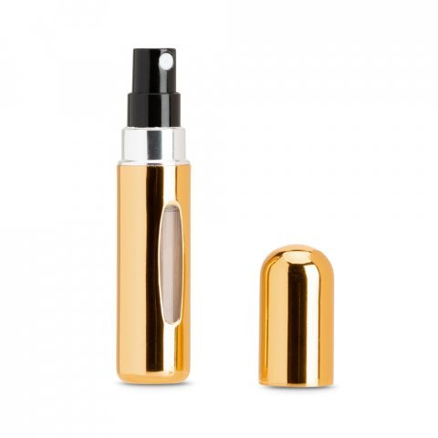 LINDEN. Aluminiowy atomizer do perfum z możliwością łatwego napełniania - Miedziany