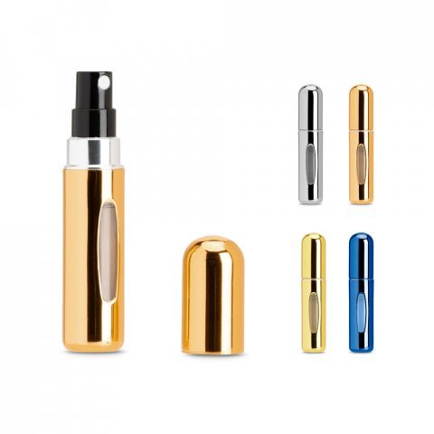 LINDEN. Aluminiowy atomizer do perfum z możliwością łatwego napełniania