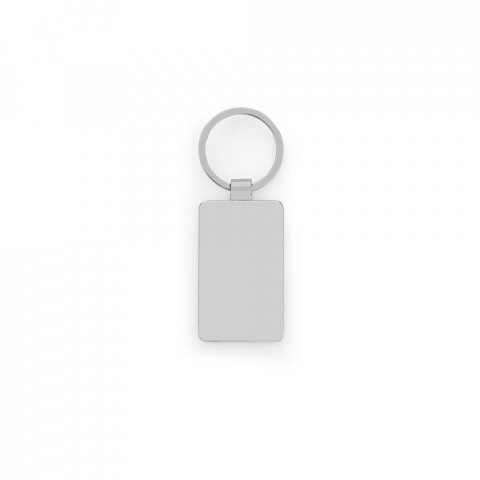 GASTON RECTANGULAR. Pravougaoni privezak za ključeve od gvožđa, cinka i bambusa - Natural