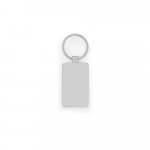 GASTON RECTANGULAR. Pravougaoni privezak za ključeve od gvožđa, cinka i bambusa - Natural