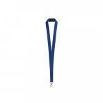 LEEDS. Polyesterist&auml; valmistettu kaulanauha turvalukolla - Sininen