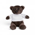 BEAR. plys bamse med t-shirt - Hvid