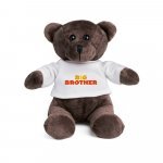 GRIZZLY. Peluche "ours" avec t-shirt - Blanc