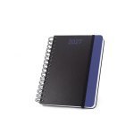 BRECHT A5. Agenda A5 em papel 100% reciclado e acabamento mate - Azul