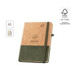 QUENTAL A5. Agenda de corcho y lino