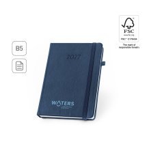 WATERS B5. Agenda B5 em PU &agrave; base de &aacute;gua