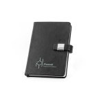MUSSET A5. Agenda A5 em PU (58% reciclado) - Preto