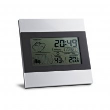 DENE. Настолна метеорологична станция с алуминиев и ABS LCD екран