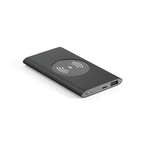 CASSINI. Power bank 4.000 mAh &mu;&epsilon; &alpha;&sigma;ύ&rho;&mu;&alpha;&tau;&omicron; &phi;&omicron;&rho;&tau;&iota;&sigma;&tau;ή 5W &sigma;&epsilon; &alpha;&nu;&alpha;&kappa;&upsilon;&kappa;&lambda;&omega;&mu;έ&nu;&omicron; &alpha;&lambda;&omicron;&upsilon;&mu;ί&nu;&iota;&omicron; (100% rAL) - &Mu;&alpha;ύ&rho;&omicron;