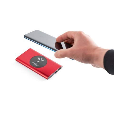 CASSINI. Power bank 4.000 mAh &mu;&epsilon; &alpha;&sigma;ύ&rho;&mu;&alpha;&tau;&omicron; &phi;&omicron;&rho;&tau;&iota;&sigma;&tau;ή 5W &sigma;&epsilon; &alpha;&nu;&alpha;&kappa;&upsilon;&kappa;&lambda;&omega;&mu;έ&nu;&omicron; &alpha;&lambda;&omicron;&upsilon;&mu;ί&nu;&iota;&omicron; (100% rAL) - &Kappa;ό&kappa;&kappa;&iota;&nu;&omicron;