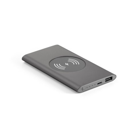 CASSINI. Power bank 4.000 mAh &mu;&epsilon; &alpha;&sigma;ύ&rho;&mu;&alpha;&tau;&omicron; &phi;&omicron;&rho;&tau;&iota;&sigma;&tau;ή 5W &sigma;&epsilon; &alpha;&nu;&alpha;&kappa;&upsilon;&kappa;&lambda;&omega;&mu;έ&nu;&omicron; &alpha;&lambda;&omicron;&upsilon;&mu;ί&nu;&iota;&omicron; (100% rAL) - &Sigma;&kappa;&omicron;ύ&rho;&omicron; &gamma;&kappa;&rho;&iota;