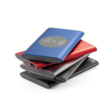 CASSINI. Power bank 4.000 mAh &mu;&epsilon; &alpha;&sigma;ύ&rho;&mu;&alpha;&tau;&omicron; &phi;&omicron;&rho;&tau;&iota;&sigma;&tau;ή 5W &sigma;&epsilon; &alpha;&nu;&alpha;&kappa;&upsilon;&kappa;&lambda;&omega;&mu;έ&nu;&omicron; &alpha;&lambda;&omicron;&upsilon;&mu;ί&nu;&iota;&omicron; (100% rAL)