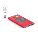CASSINI. Prenosivi punjač kapaciteta 4.000 mAh sa 5W bežičnim punjačem od recikliranog aluminijuma (100% rAL)