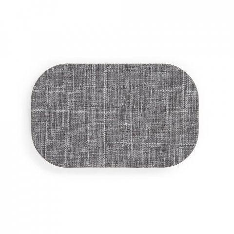 RENEWAL CHARGER. Brzi bežični punjač od recyklovan&eacute;ho PET (100% rPET) i 10W - Siv&aacute;