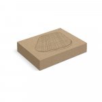 RENEWAL CHARGER. Brzi bežični punjač od recyklovan&eacute;ho PET (100% rPET) i 10W - Siv&aacute;