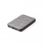 RENEWAL BATTERY. Захранваща батерия с капацитет 5000 mAh от рециклиран PET (100% rPET) - сив