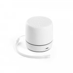 TURING. Kannettava 3 W:n kaiutin, jossa 4 tunnin akunkesto kierr&auml;tetyst&auml; ABS-muovista (100 % rABS) - Valkoinen