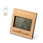 BROMLEY. Stolna meteorolo&scaron;ka stanica s LCD zaslonom od ABS-a i bambusa