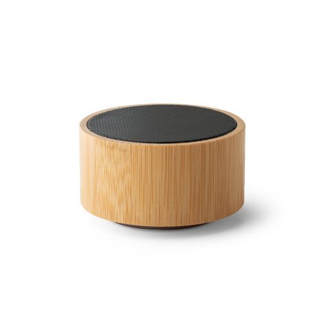 ARBER. Portable 3W speaker with 4h battery life in bamboo and recycled ABS (100% rABS) - Natural