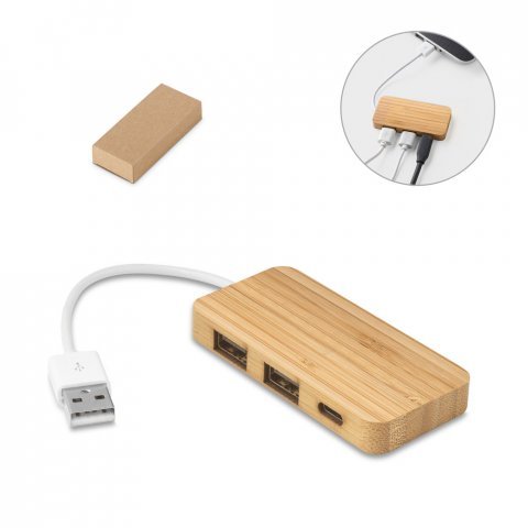 MOSER. HUB &mu;&epsilon; 2 &theta;ύ&rho;&epsilon;&sigmaf; USB-A &kappa;&alpha;&iota; 1 &theta;ύ&rho;&alpha; USB-C &alpha;&pi;ό &mu;&pi;&alpha;&mu;&pi;&omicron;ύ
