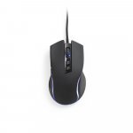 THORNE MOUSE RGB. Hern&aacute; my&scaron; s 1,5 m k&aacute;blom a ABS RGB LED svetlami - Crna