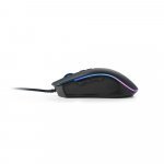 THORNE MOUSE RGB. Hern&aacute; my&scaron; s 1,5 m k&aacute;blom a ABS RGB LED svetlami - Crna
