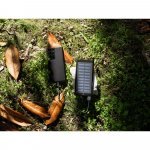 CLERK. Power bank da 8.000 mAh con pannello solare in alluminio 100% riciclato
