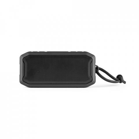 SHEERAN. Portable 10W speaker with IPX7 and 9h battery life on 100% recycled ABS - Black