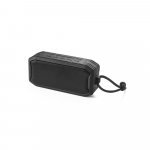 SHEERAN. Portable 10W speaker with IPX7 and 9h battery life on 100% recycled ABS - Black