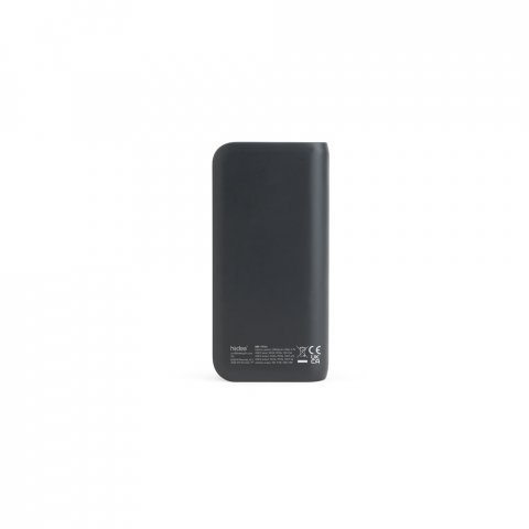 BECKER 20. 20 000 mAh power banka z recyklovan&eacute;ho ABS (100% rABS) s 15W superr&yacute;chlou bezdr&ocirc;tovou nab&iacute;jačkou - Čierna
