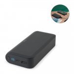BECKER 20. 20 000 mAh power banka z recyklovan&eacute;ho ABS (100% rABS) s 15W superr&yacute;chlou bezdr&ocirc;tovou nab&iacute;jačkou