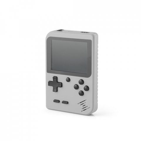 BOWSER. Преносима игрова конзола с 256 класически игри - сив