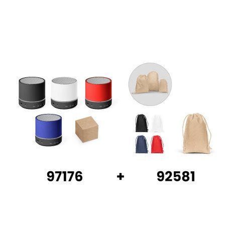 RE-PEREY. 3W draagbare luidspreker met 4u30m batterijduur op gerecycled ABS (100% rABS)