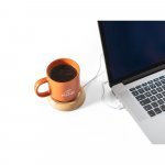 GATES. Mug warmer with bamboo body - Natural