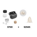 CAUBY. Auriculares sem fios com ANC e 10h de autonomia em ABS reciclado (100% rABS)