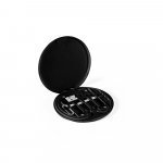 SYSTROM. &Uacute;jrahasznos&iacute;tott ABS-ből (100% rABS) szupergyors t&ouml;ltők&aacute;bel &eacute;s adapterk&eacute;szlet - Fekete