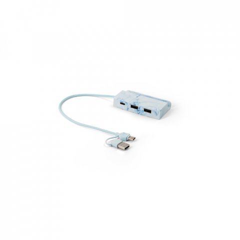 BERNERS HUB. Gerecycled PET (100% rPET)-naaf met hoofdingangen en -uitgangen - Assorti