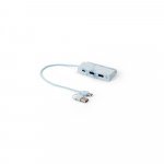 BERNERS HUB. Gerecycled PET (100% rPET)-naaf met hoofdingangen en -uitgangen - Assorti