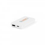SHERYL. Power banka 4 000 mAh v recyklovan&eacute;ho ABS (100 % rABS) - Biela