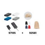 SHERYL. batterie nomade 4.000 mAh en ABS recycl&eacute; (100 % rABS)