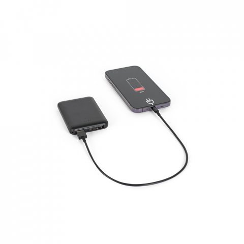 LEAKEY 5. Захранваща батерия 5,000 mAh от рециклиран ABS (100% rABS) - черно