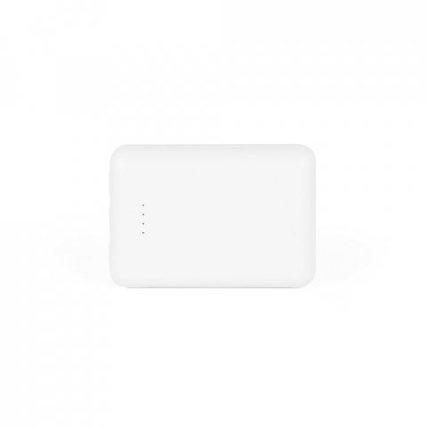 LEAKEY 10. Powerbank 10 000 mAh i &aring;tervunnen ABS (100 % rABS) - Vit